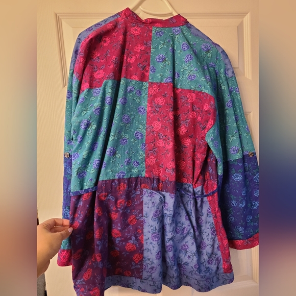 3/$75 - Floral Patchwork Jacket - Picture 4 of 5